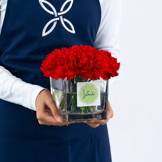 Thank You | Red Carnations