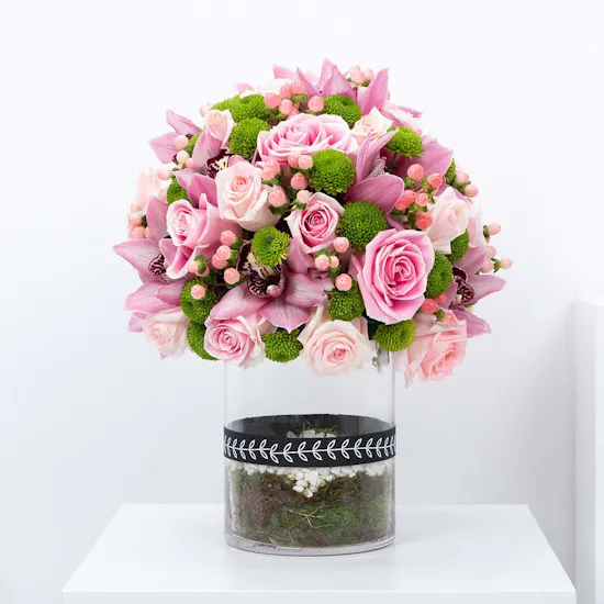 Pretty Pink | Cylinder Vase