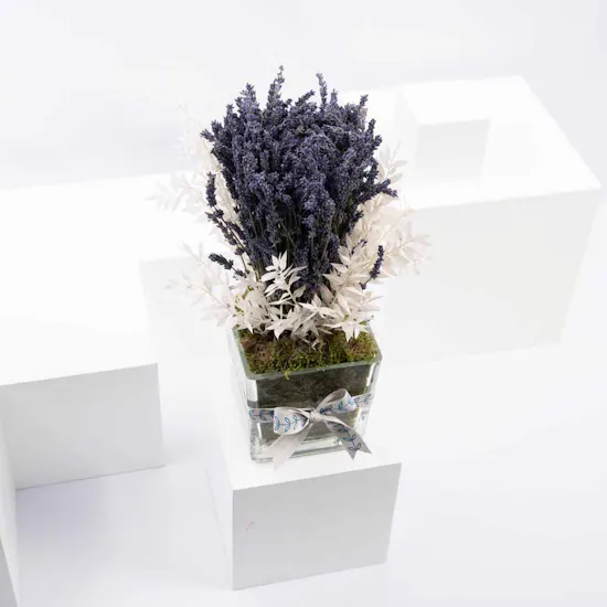 Gorgeous Lavender | Glass Vase