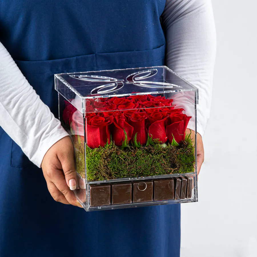 Roses with Chocolate  5