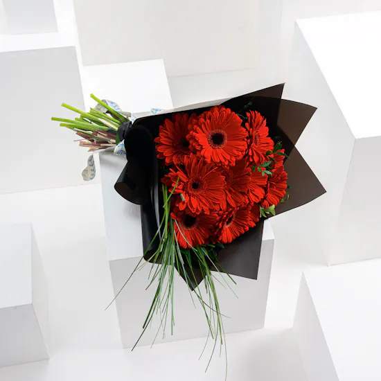 Red Daisy Bouquet