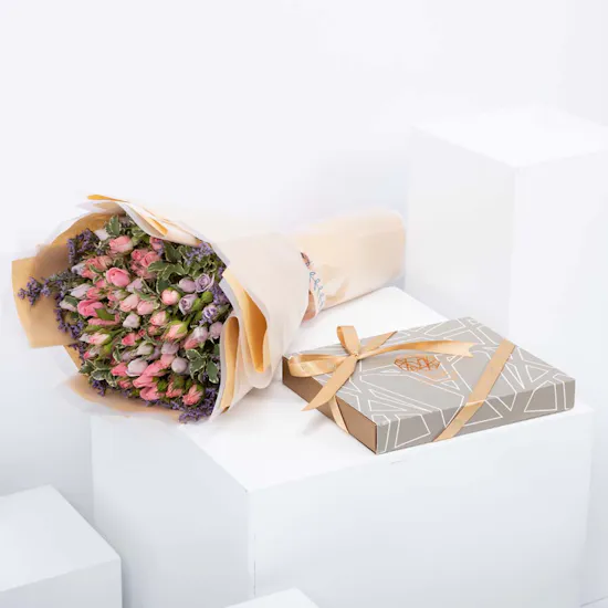 Baby Roses with Levo Chocolate