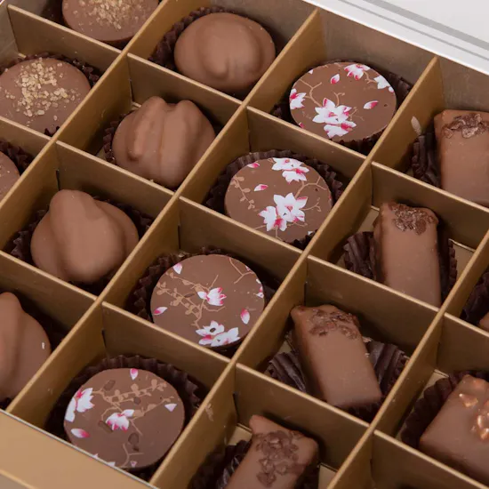 Baby Roses with Levo Chocolate