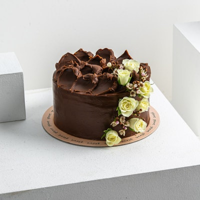 Serve Chocolate Indulgence Cake | Baby Roses