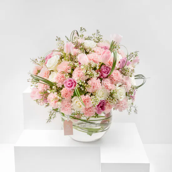 Tender Roses | Glass Vase