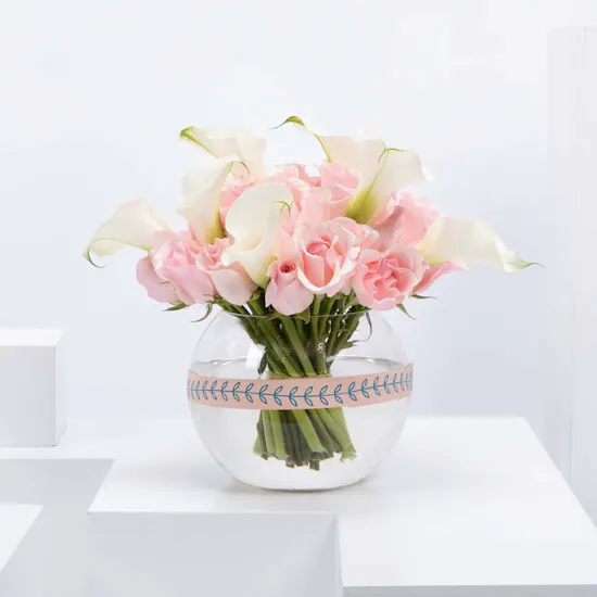 Pink Dream | Roses & Calla