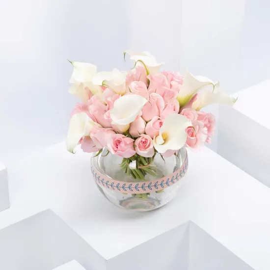 Pink Dream | Roses & Calla