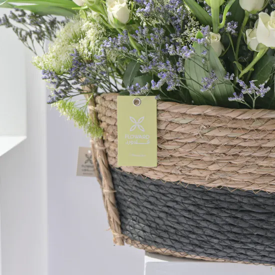 Exquisite White Basket