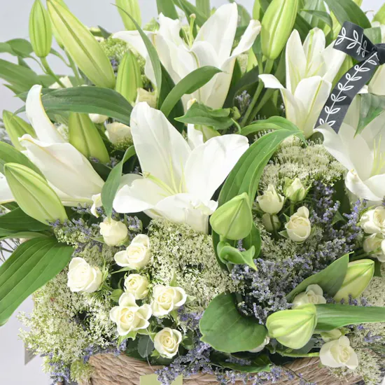 Exquisite White Basket