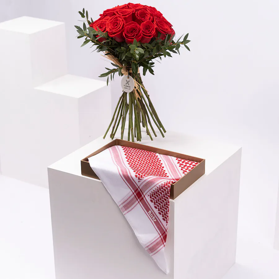 Richy Red Shemmagh | Red Roses 4