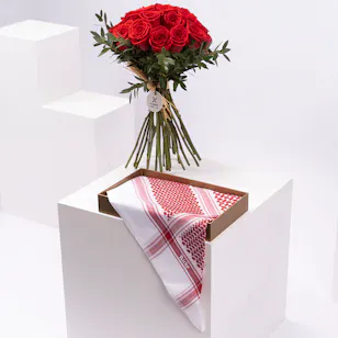 Richy Red Shemmagh | Red Roses Richy Red Shemmagh | Red Roses