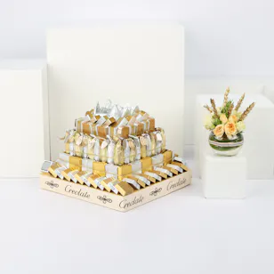 Creolate Chocolates Tray & Flowers
