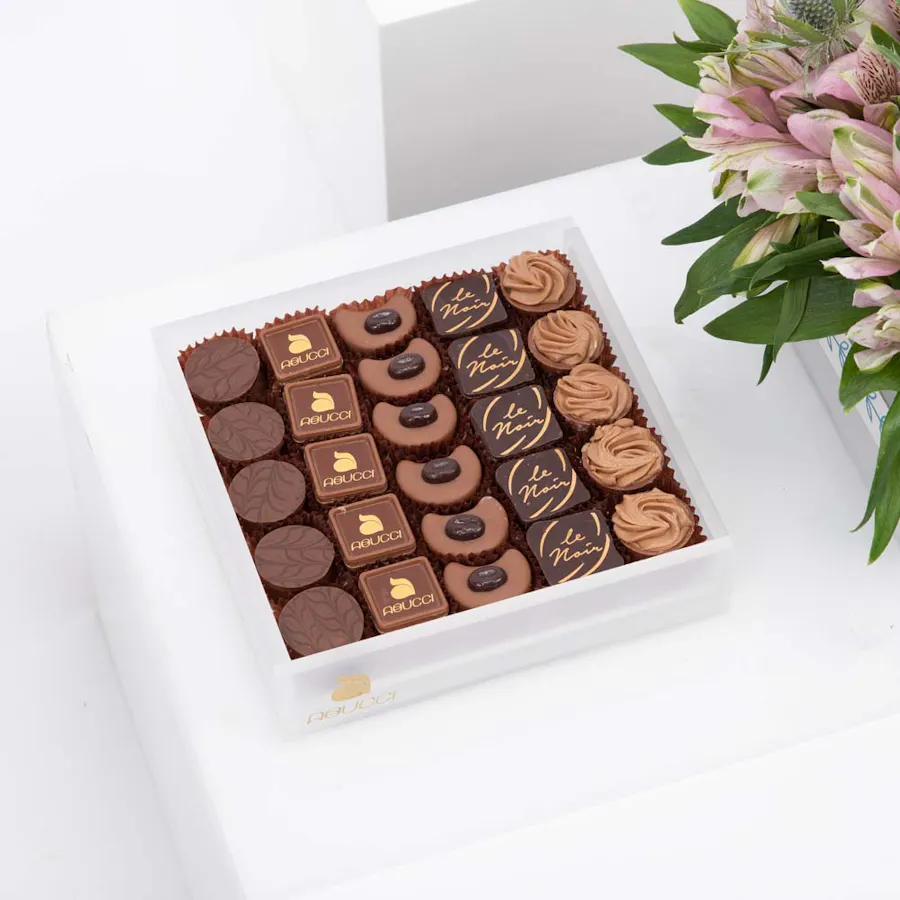 Abucci Chocolate & Alstromeria Tray 3