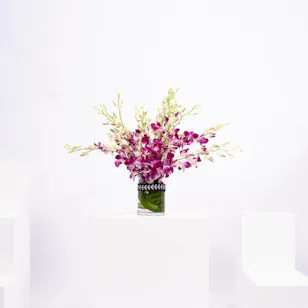 Purply Baby Orchid Vase