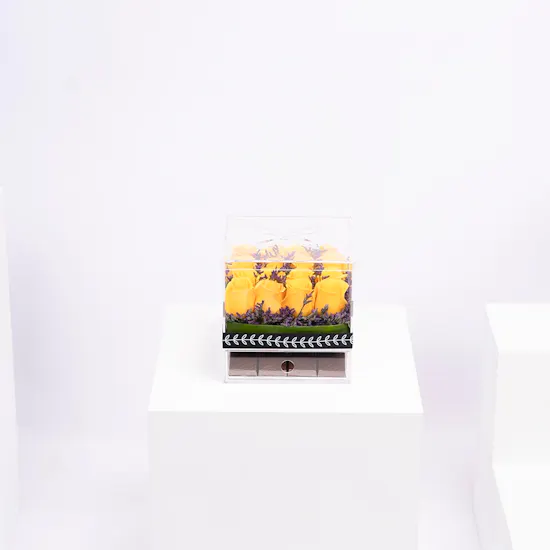 Yellow chocolate Box