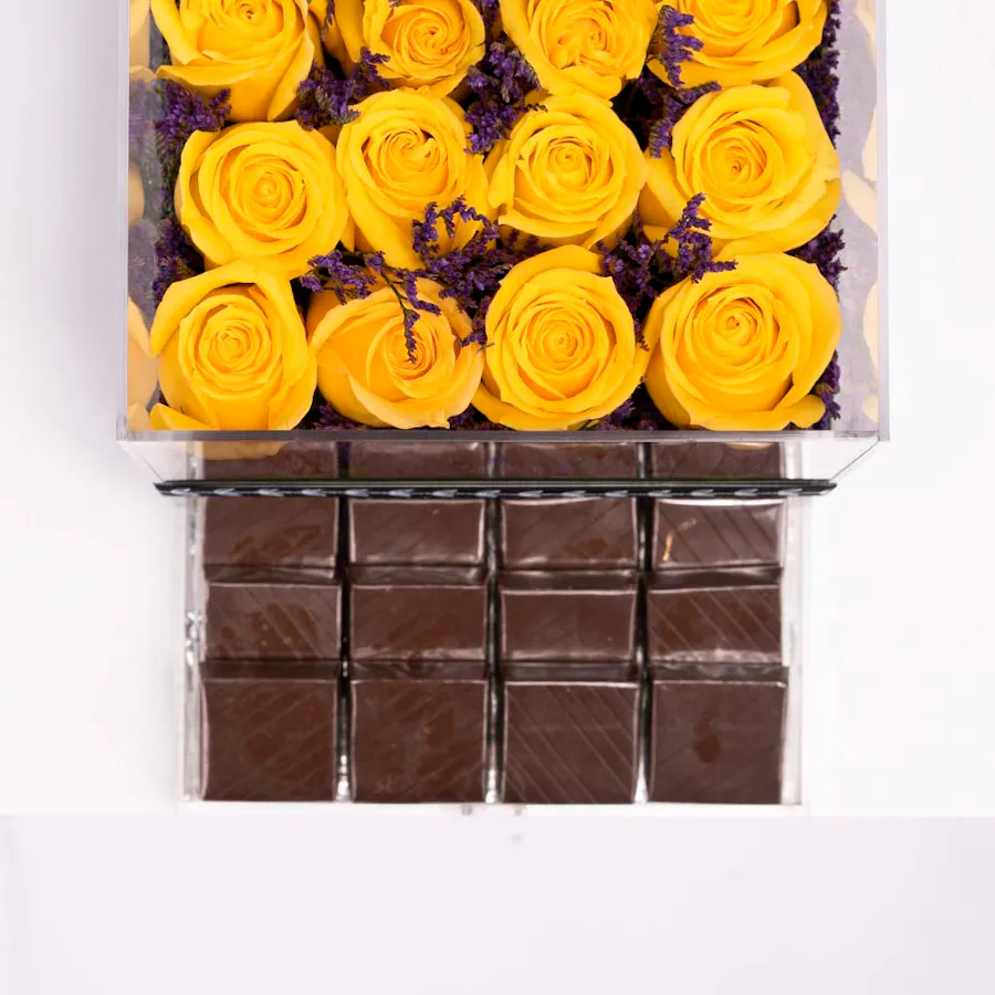 Yellow  chocolate Box 1