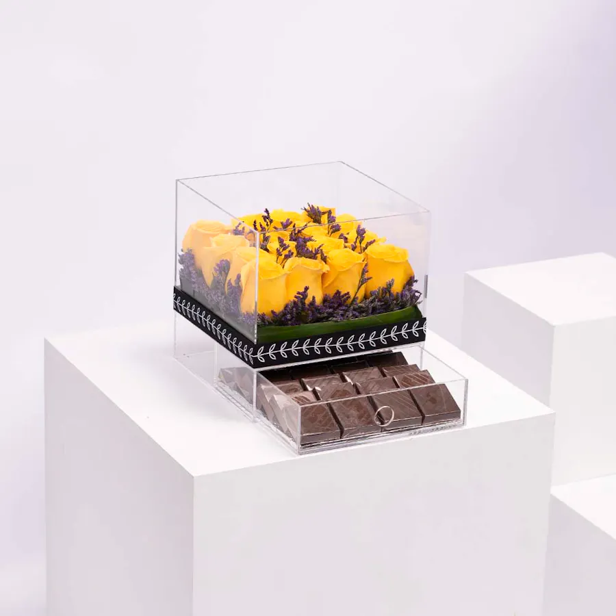 Yellow  chocolate Box 2