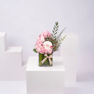 Bostani Chocolates Box | Pink Roses