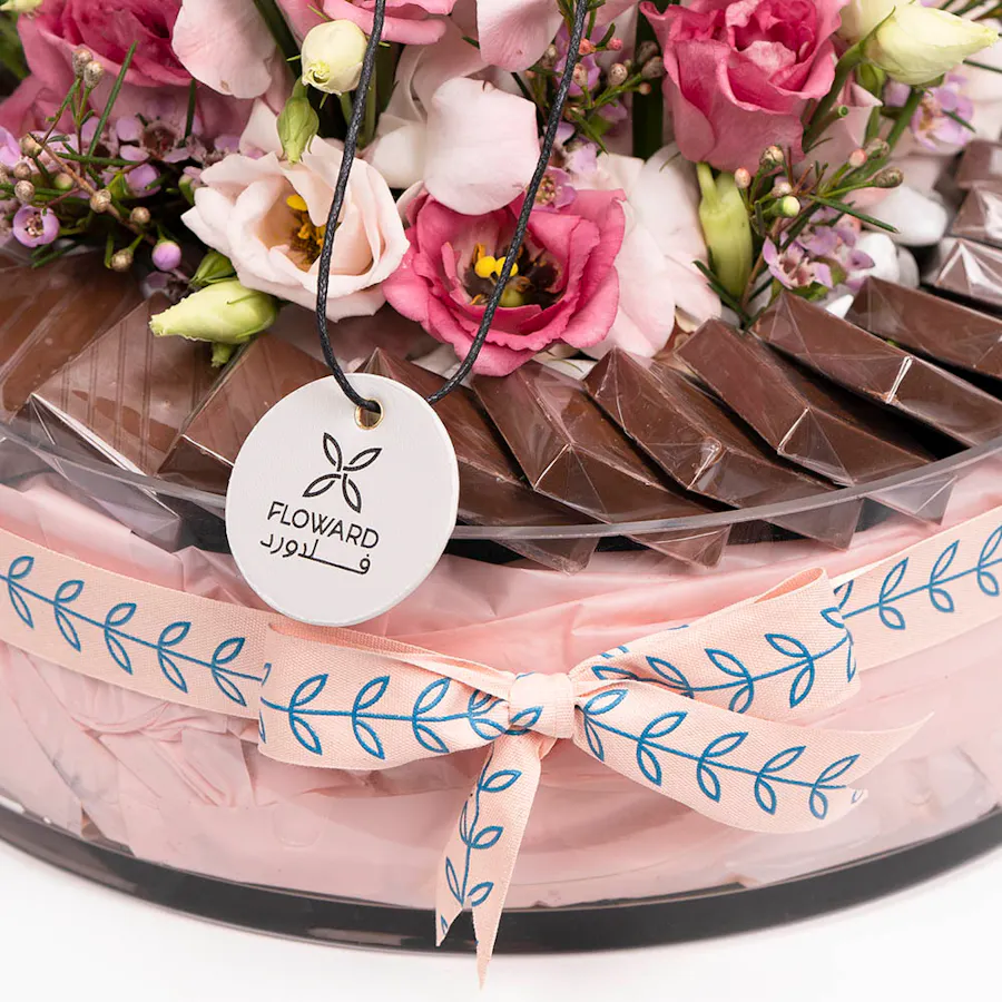 Pink Garden Tray | Chocolate 3