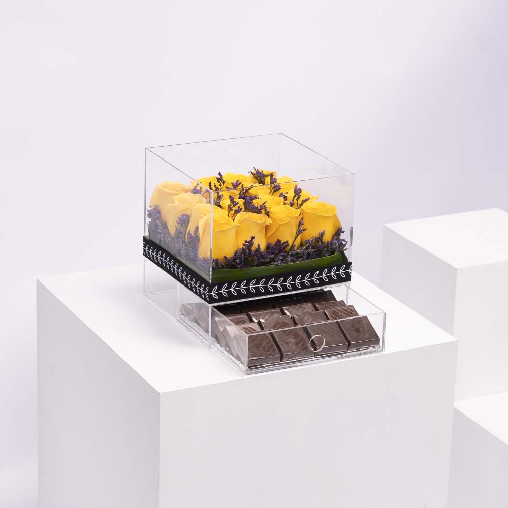 بوكس االشوكلاته الأصفر