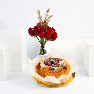 Cake Boutique's San Sabastian Cake | Flowers Cake Boutique's San Sabastian Cake | Flowers