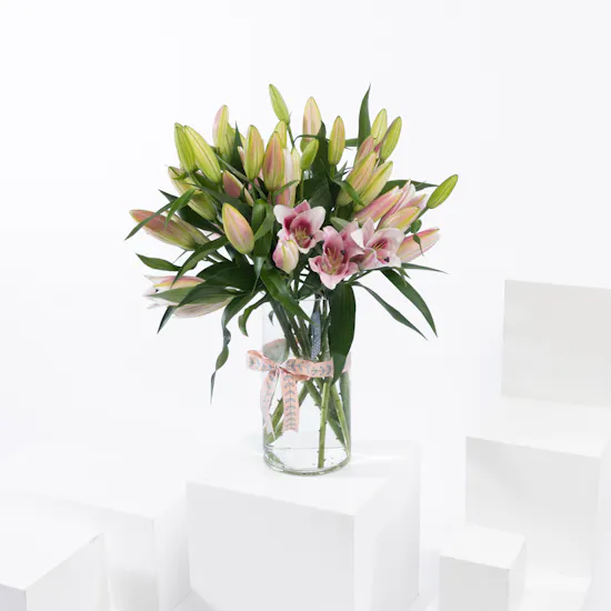 Pink Lily Vase
