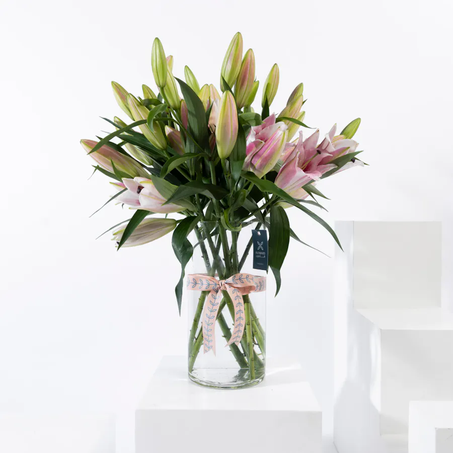 Pink Lily Vase  1