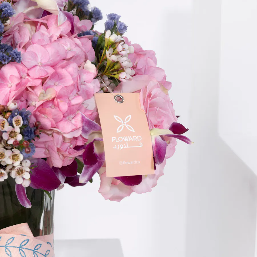 Pink Theme | Square Vase 3