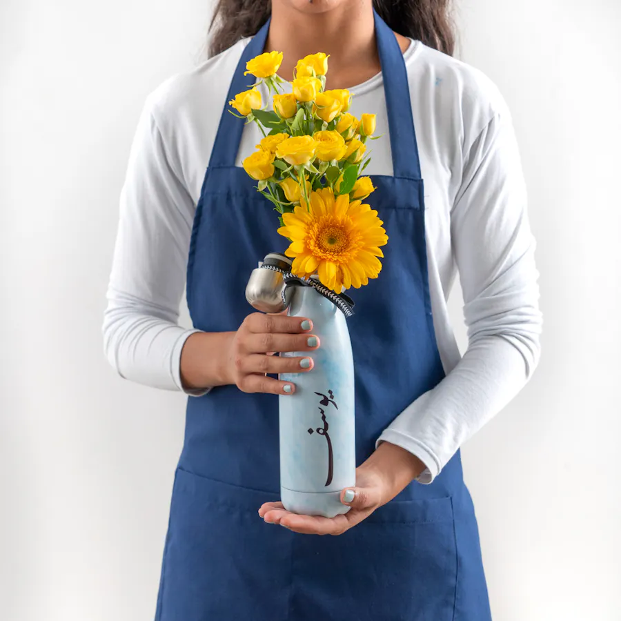 Baby Blue Marble Bottle 4