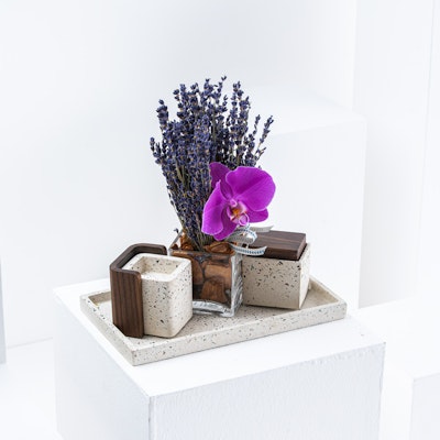 Istekanti Mubkhar Tray with Lavender