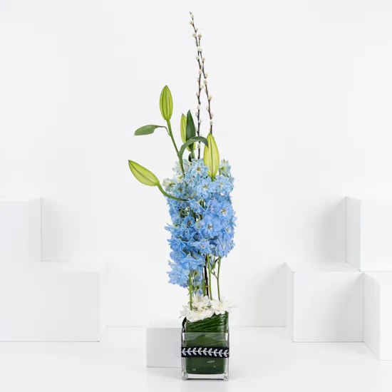 Boldly Blue | Square Vase