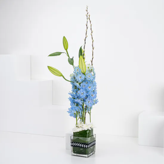 Boldly Blue | Square Vase