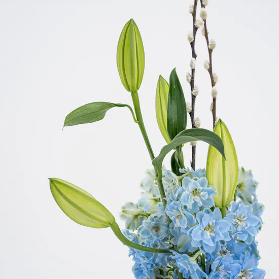 Boldly Blue | Square Vase