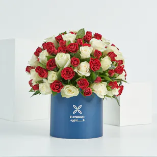 35 White Roses | Round Box 35 White Roses | Round Box
