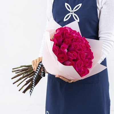 Fuchsia Roses | Pink Wrap