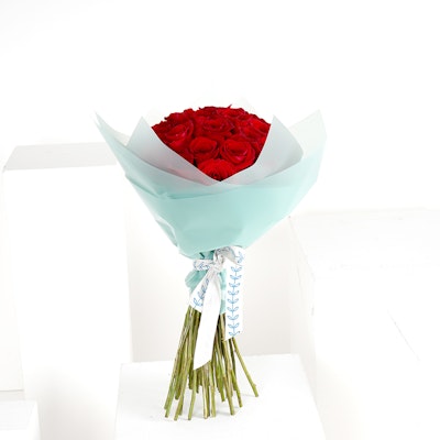 35 Red Roses Hand Bouquet VI