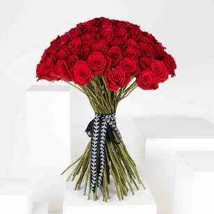 100 Red Roses Hand Bouquet IV