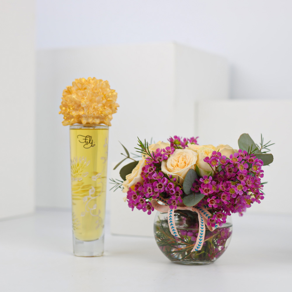 Ful EDP with Baby Rose Vase