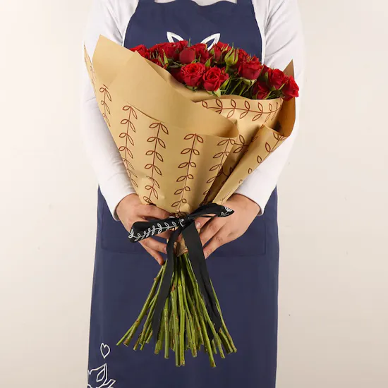 50 Baby Roses | Bouquet