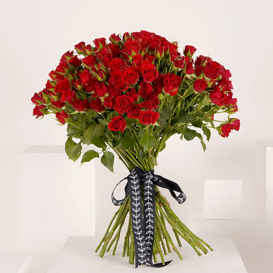 50 Red Baby Roses | Bouquet 1