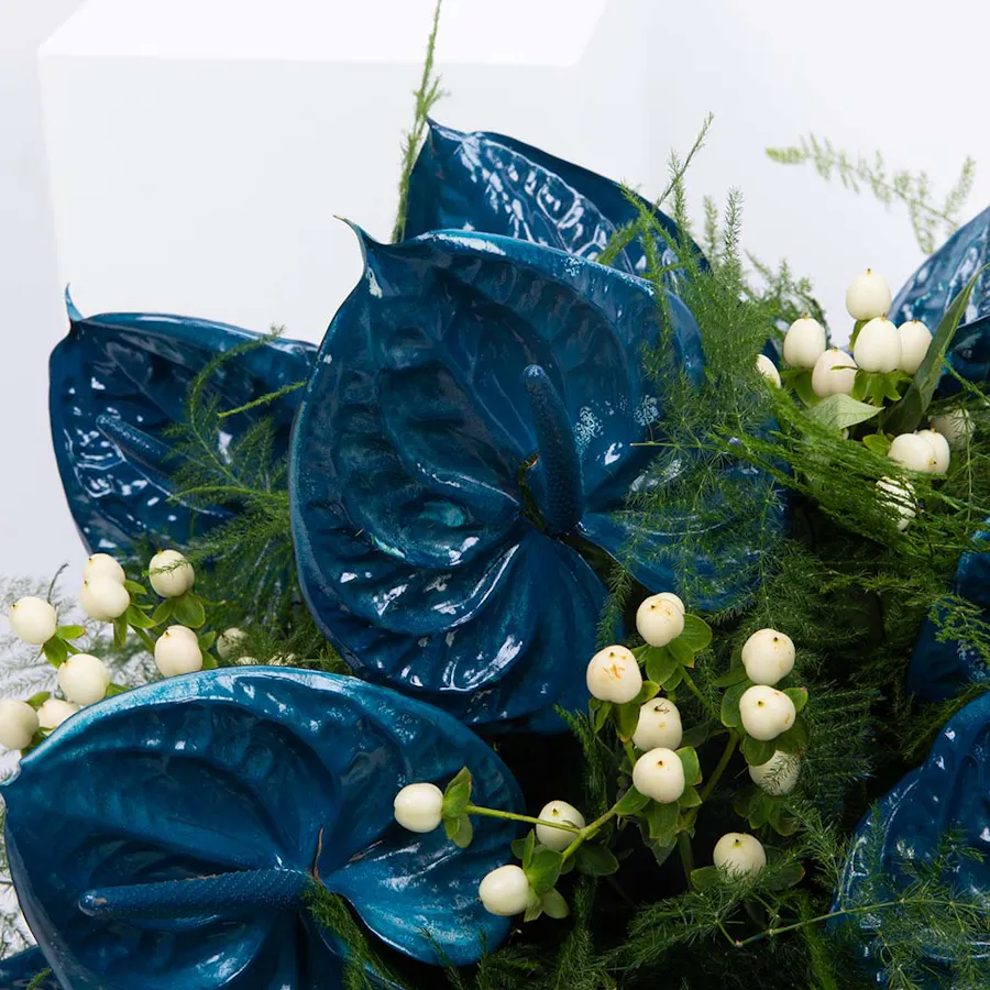 Blue Anthurium Bouquet  3