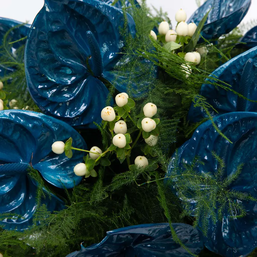 Blue Anthurium Bouquet  4