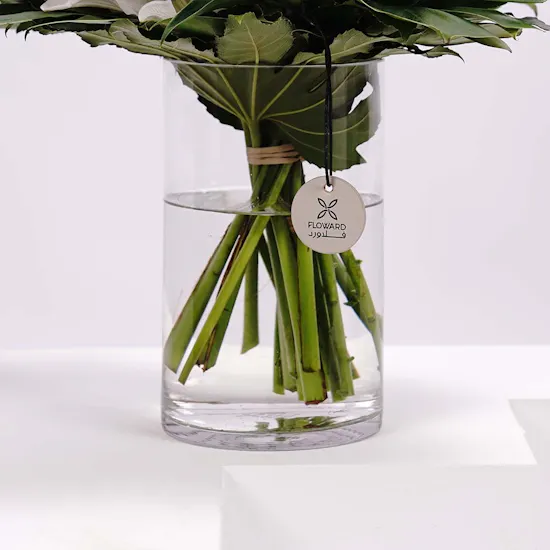 Cool White Lilies