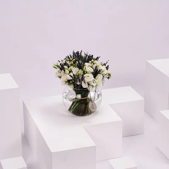 Purple White | 22 Flowers