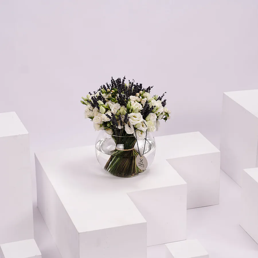 Purple White | 22 Flowers 3