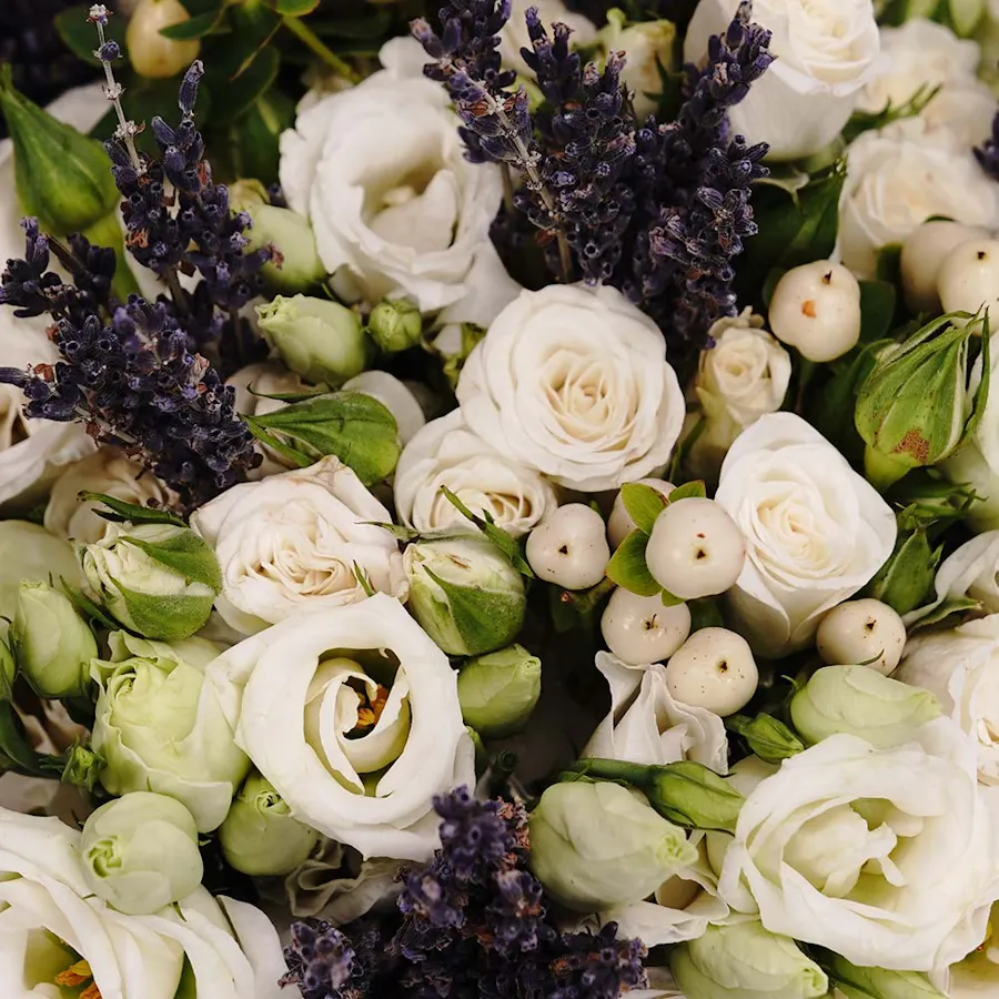 Purple White | 22 Flowers 5
