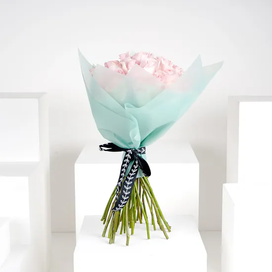 35 Pink Roses Hand Bouquet IV