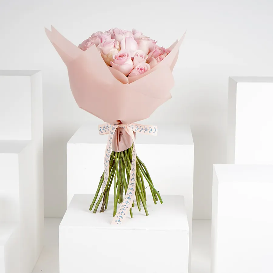 35 Pink Roses | Pink wrap 1