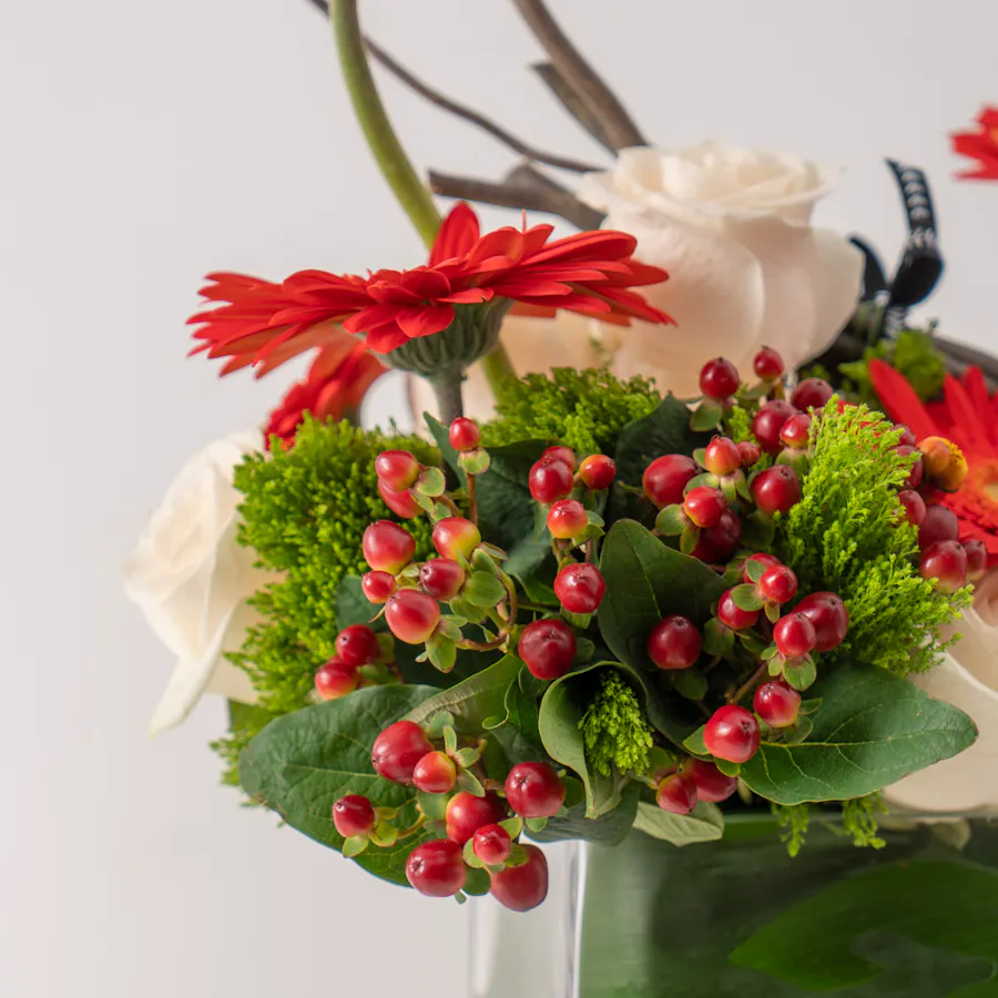Red Gerbera | Festive Vase 3