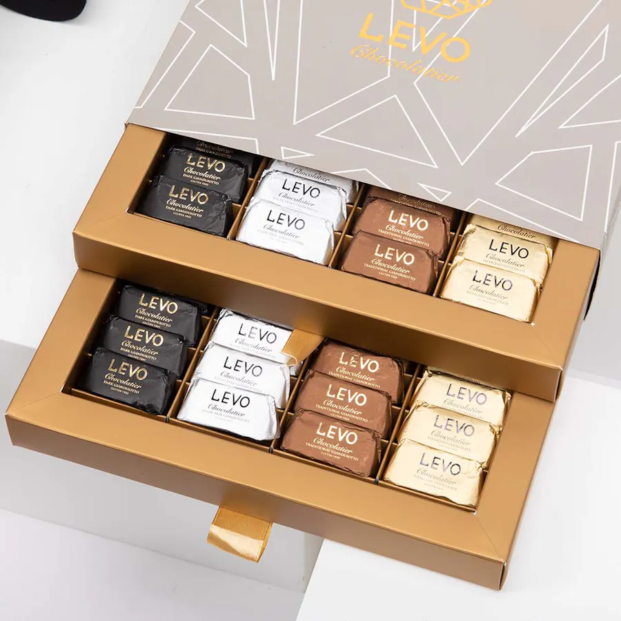 Levo Chocolate Big Box | Yellow Roses 6